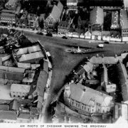 aerial photo of chesham showing the broadway