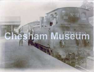 Chesham Station, around 1898. Photo courtesy of Gwyneth Bradley. [image code: h5-28-05]