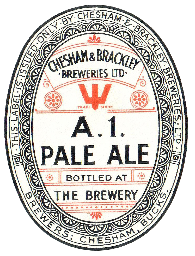 Chesham & Brackley A1 Pale Ale label