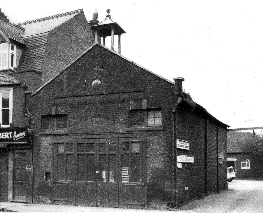 The old Fire Station on the upper High Street next to Lambert’s Green Grocers.