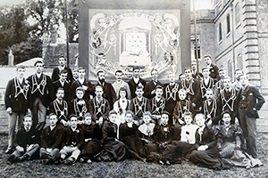 Chesham Sons of Temperance, outside the Bury in Chesham about 1900