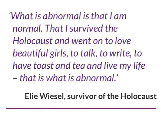 Holocaust survivor's quote