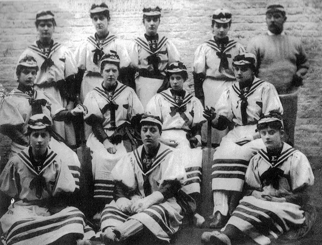 A photo of the original ladies team