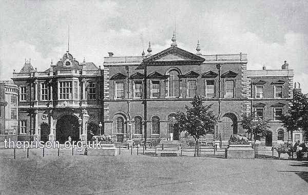 Black and white image of Aylesbury Gaol