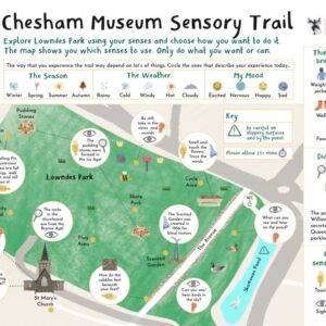 Image of the sensory trail map by chesham museum