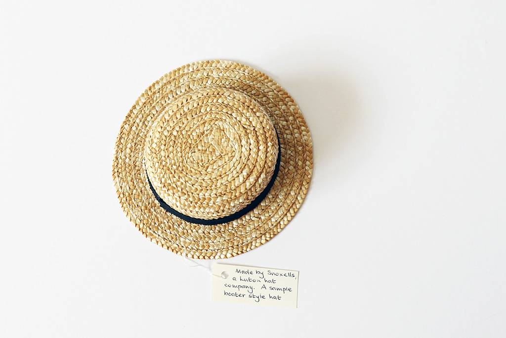 A straw Luton Hat
