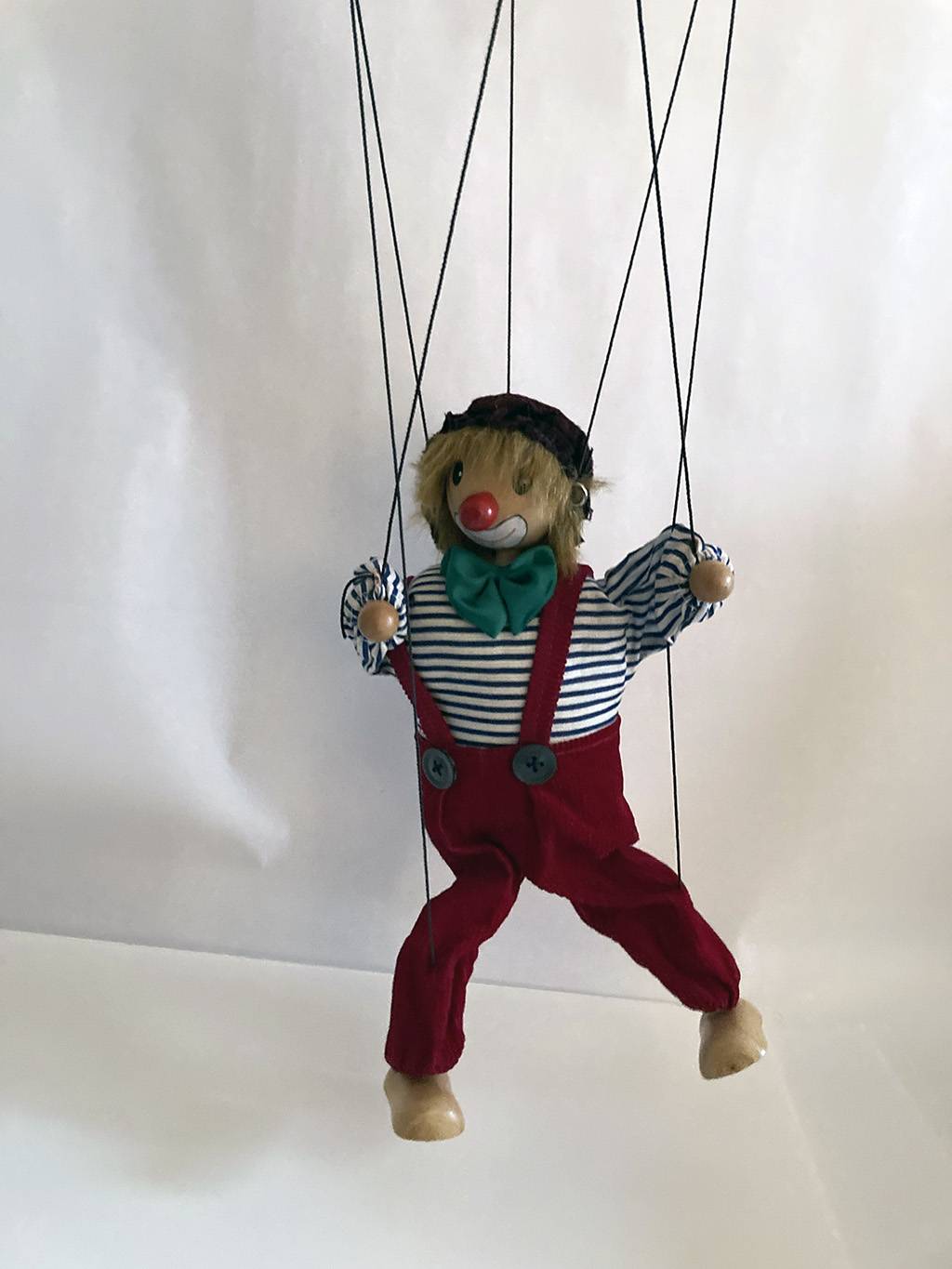 A toy marionette