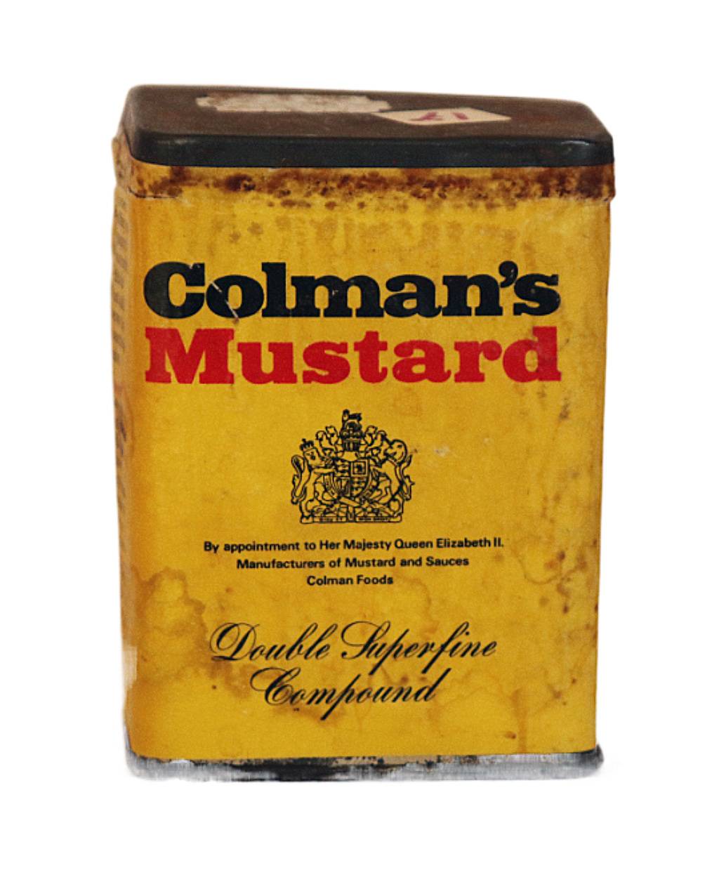 Metal Colman's Mustard tin